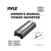 Pyle PINV5 Power Inverter manual cover