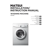 Matsui M510WM13E manual cover