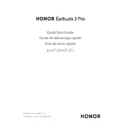 Honor HONOR Earbuds 3 Pro IRO-T10 RO-B10 Earbuds manual cover