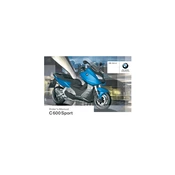 BMW C 600 Sport 2013 Scooter manual cover