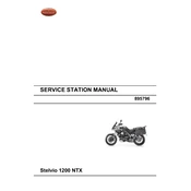 Moto Guzzi Stelvio 1200 NTX Motorcycle manual cover