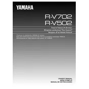 Yamaha R-V502 Receiver manual cover