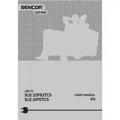 Sencor SLE 22F62TCS Television manual cover