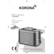 Korona 21113 Toaster manual cover