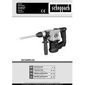 Scheppach DH1300PLUS 5807901903 Rotary Hammer manual cover