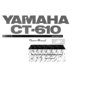 Yamaha CT-610 Tuner manual cover