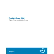 Dell Precision 3630 Tower Workstation manual cover