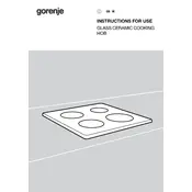 Gorenje ECS646BCSC Hob manual cover