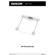 Sencor SBS 113SL Scale manual cover