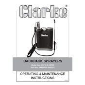 Clarke 3402270 KSP16 Backpack Sprayer manual cover