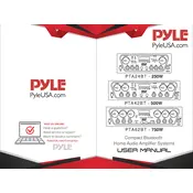 Pyle PTA62BT Amplifier manual cover