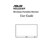 ASUS ZenScreen GO MB16AWP Monitor manual cover