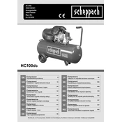 Scheppach HC100dc 5906120901 Compressor manual cover