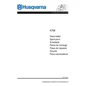 Husqvarna K750 Saw manual cover