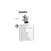 Metabo M 100 Drill manual cover