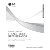 LG LFCS25426S Refrigerator manual cover