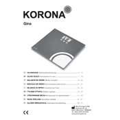 Korona 76432 Scale manual cover