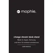 Mophie Charge Stream Desk Stand Charger manual cover