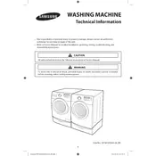 Samsung WF330ANB Washing Machine manual cover