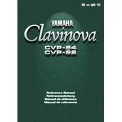 Yamaha Clavinova CVP-92 Piano