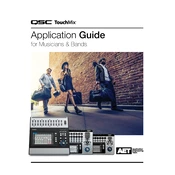 QSC TouchMix For Musicians & Bands manual cover