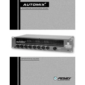 Peavey Automix 2 Mixer manual cover