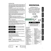 Honda GXV160 2005 Engine manual cover