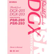 Yamaha Portable Grand DGX-203 Keyboard