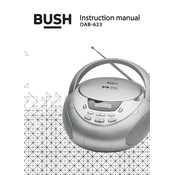 Bush DAB-623 Boombox manual cover