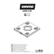 Shure A900-CM Microphone manual cover