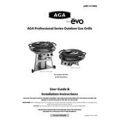 AGA Professional Series Outdoor Gas Grills Grill manual cover