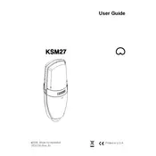 Shure KSM27 Microphone manual cover