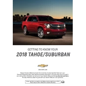 Chevrolet Tahoe 2018 manual cover