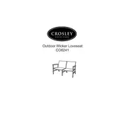 Crosley CO6241 Chair manual cover