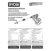 Ryobi RY120350 Cleaner manual cover