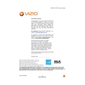 Vizio SV470XVT1A TV manual cover