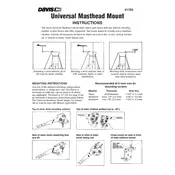 Davis 1705 Masthead Mount manual cover