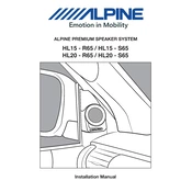 Alpine HL15-R65 manual cover