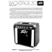 Peavey Backstage 30 Amplifier manual cover