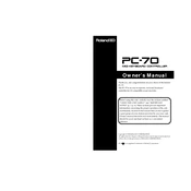 Roland PC-70 manual cover