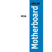 ASUS M3A Motherboard manual cover