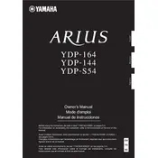 Yamaha Arius YDP-144 Piano manual cover