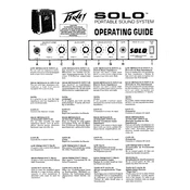 Peavey Solo Amplifier manual cover