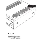 Cambridge Audio One CDRX30 Player manual cover