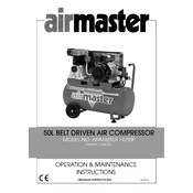 Clarke 2245306 Airmaster 14 50p Air Compressor manual cover