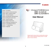 Canon imageFORMULA DR-C225 II manual cover