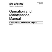 Perkins 1204EA-E44TA Engine manual cover