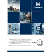 Husqvarna FS 413 Saw manual cover