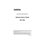 Brother NC-100h manual cover