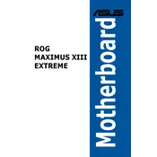 ASUS ROG Maximus XIII Extreme Motherboard manual cover